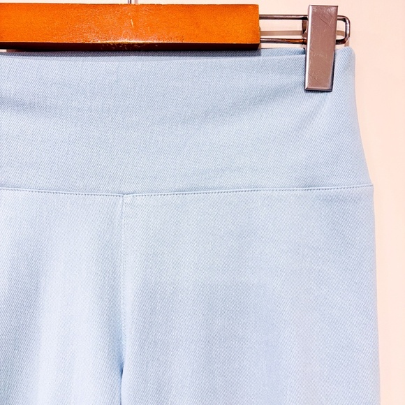 SIMONS Blue Cotton Capri Jeggings | Stretch Summer Lightweight Pants | Small * - Picture 7 of 8